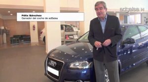 felix-sanchez ganador del premio Audi A3