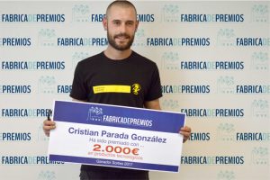 Ganador fábrica de premios 2000 € Cristian Parada