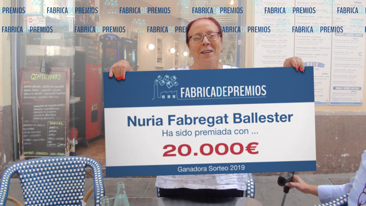 Núria – BARCELONA Ganadora del premio de 20.000€