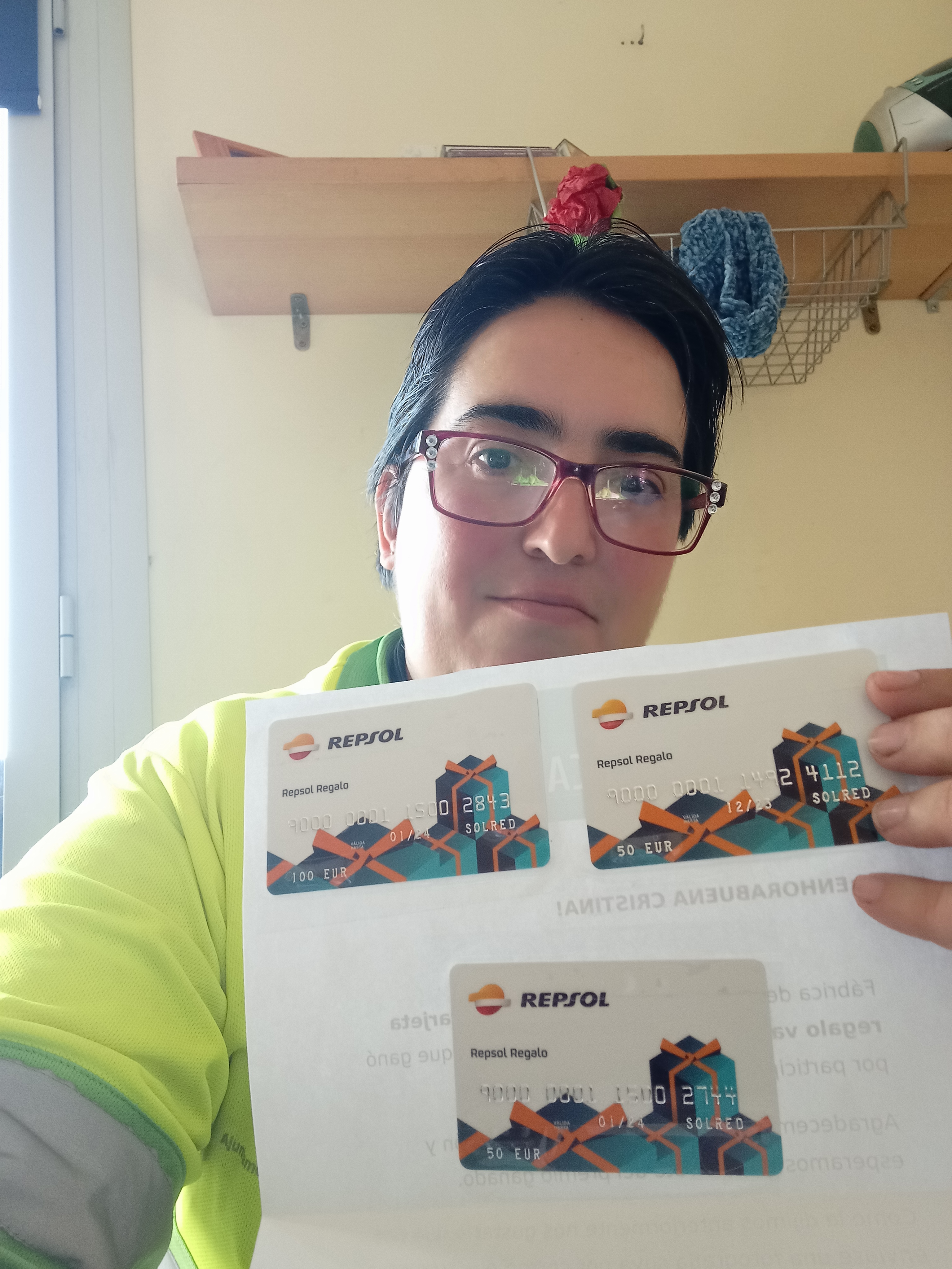 Cristina – BARCELONA Ganadora de una tarjeta regalo de 200€
