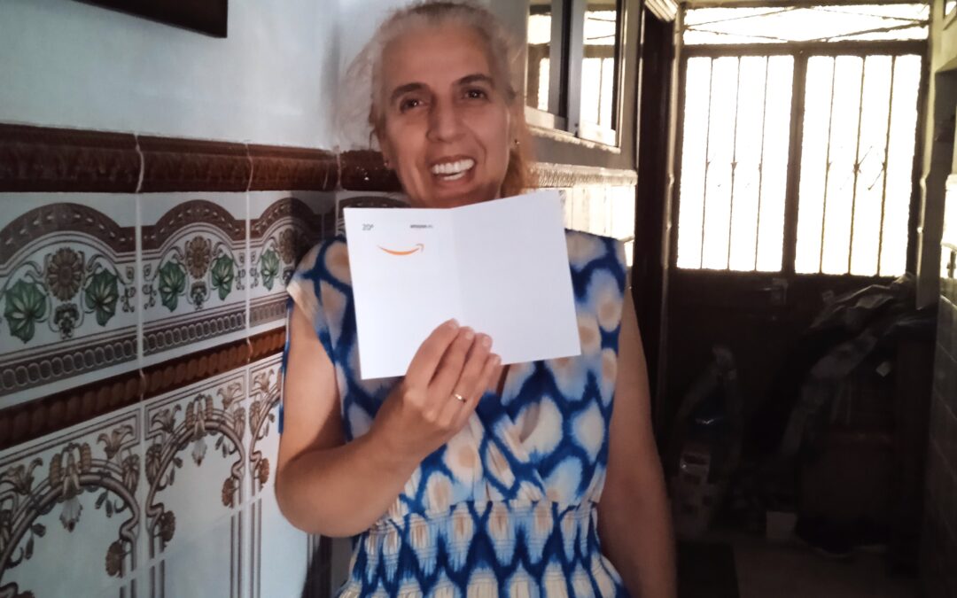 Ángela – SEVILLA Ganadora de una tarjeta regalo de 20€